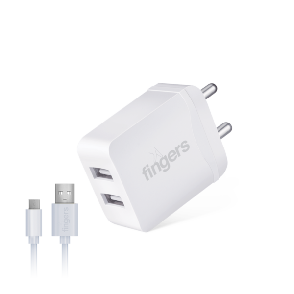 Fingers PA-DualUSB (with Micro USB Cable)