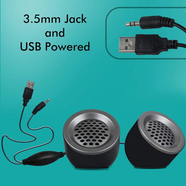 Zebronics Zeb-Pluto Desktop USB 2.0 Speaker with Aux