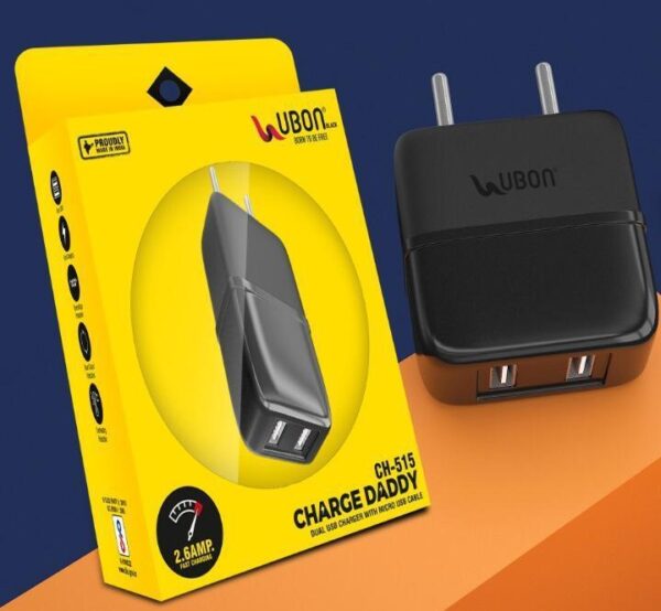 UBON CH 515 2.6Amp Charger Daddy with Dual USB Ports (Dock only)